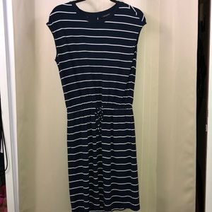 Banana Republic Striped Stretch Dress Size Small